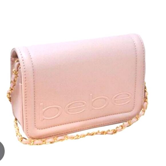 BEBE LILA FLAP CROSSBODY - BLUSH - Picture 1 of 10